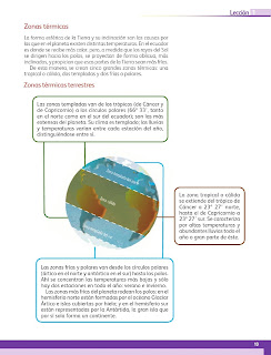 Apoyo Primaria Geografía 5to grado Bloque I Lección 1 Dónde hace calor y dónde hace frío