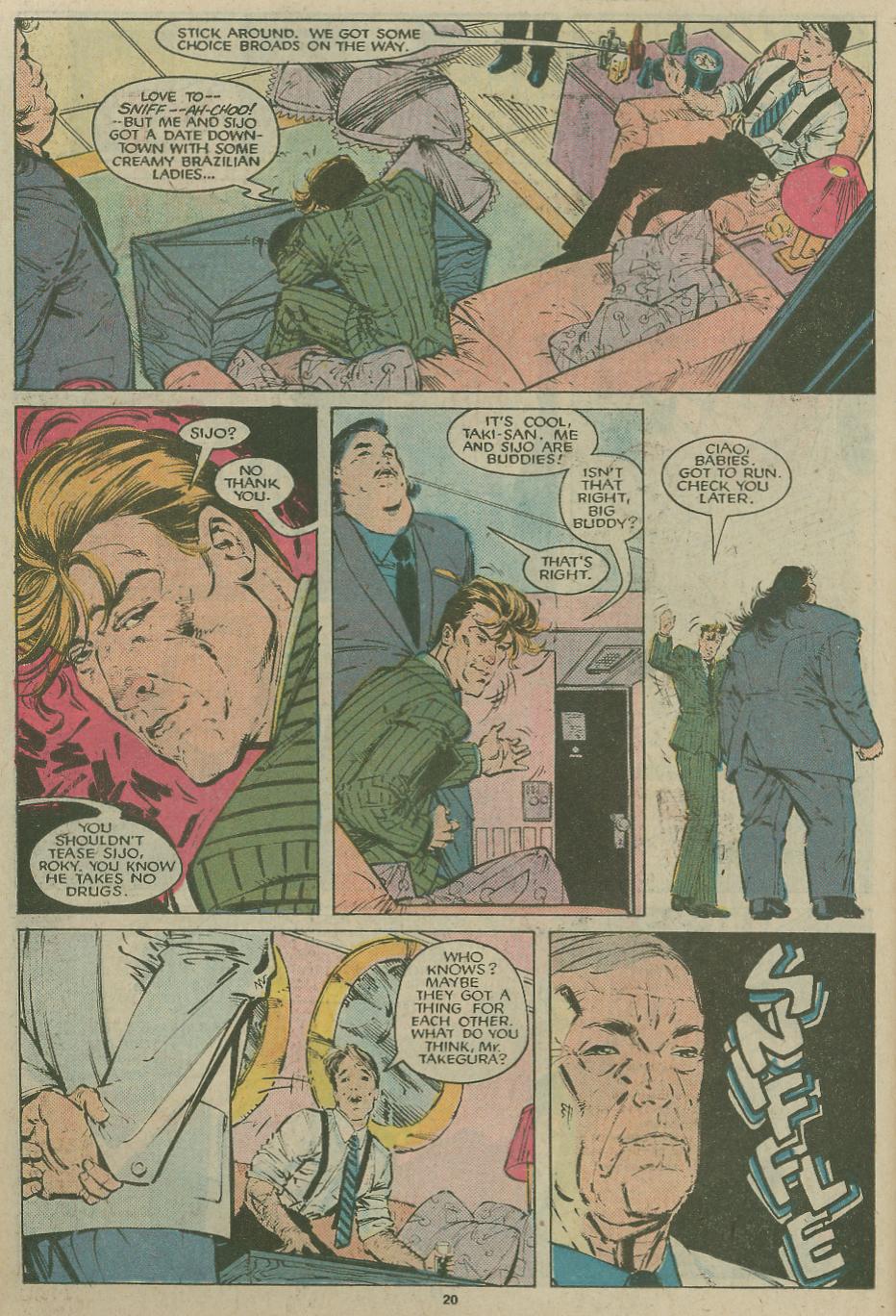 Read online The Punisher (1987) comic -  Issue #8 - The Ghost of Wall Street - 17