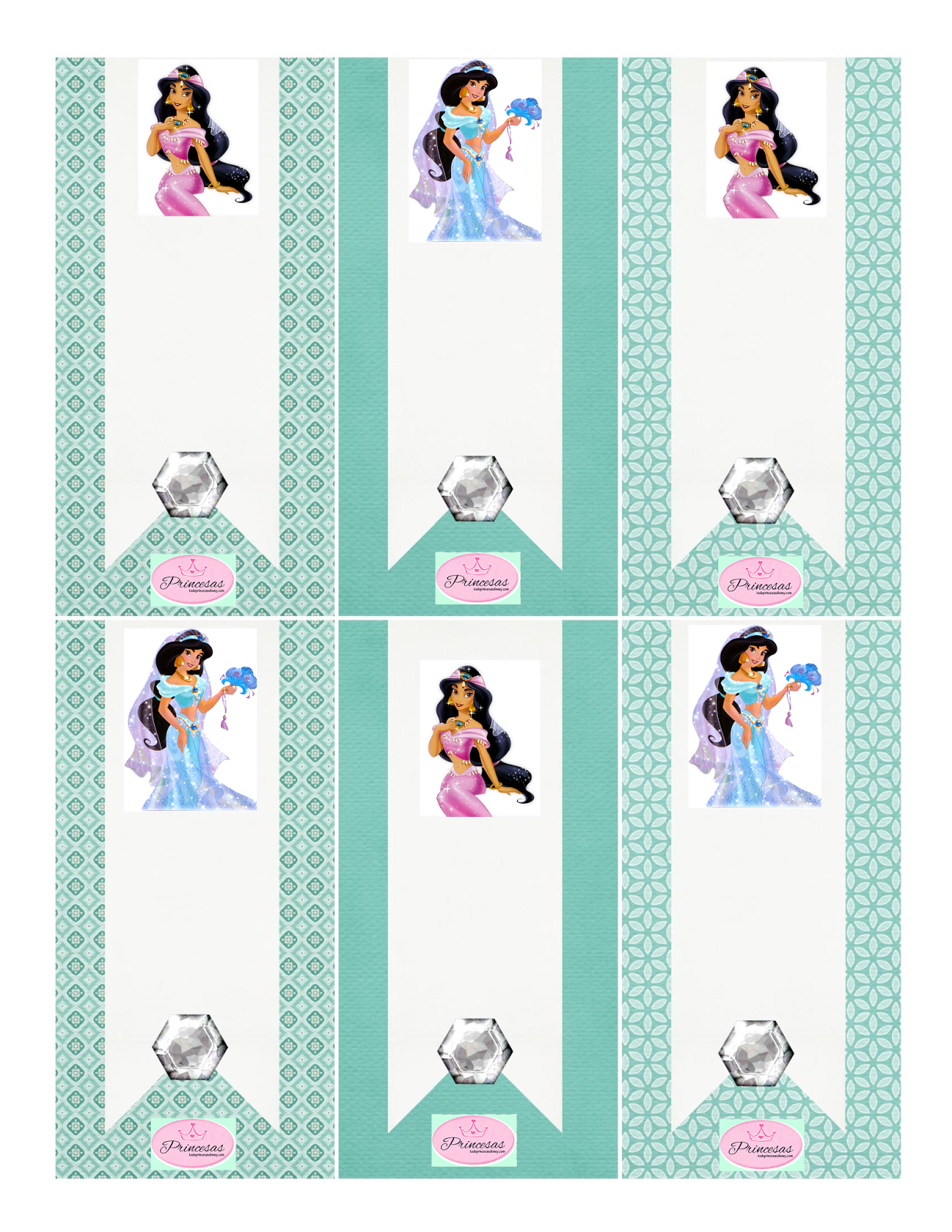 jazmine free printable bookmarks oh my fiesta in english