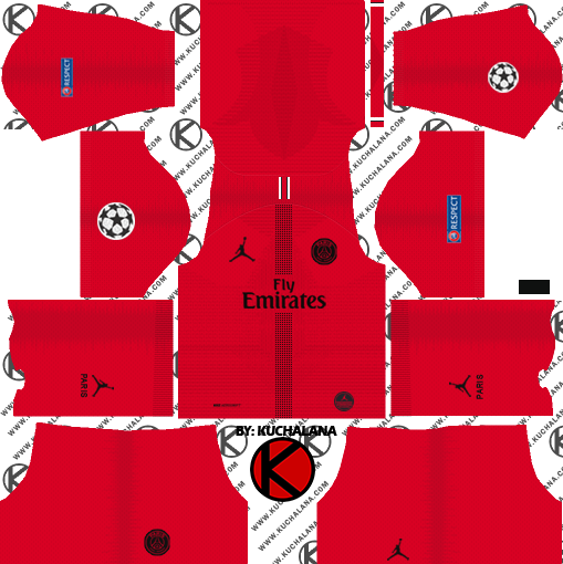 Jordan X Paris Saint Germain PSG 2018 19 Kit Dream League