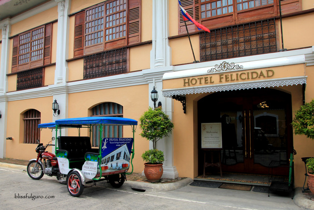 Hotel Felicidad Vigan Blog