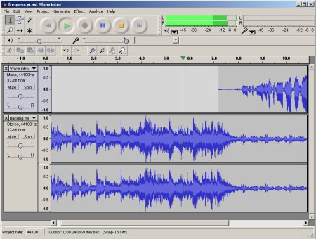 audio editing in audacity