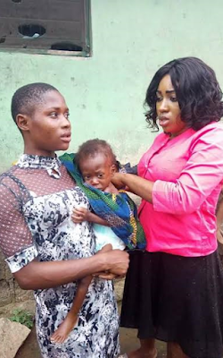 0 Photos: Nigerian doctor rescues severely malnourished child and her 16-year-old mother in Calabar