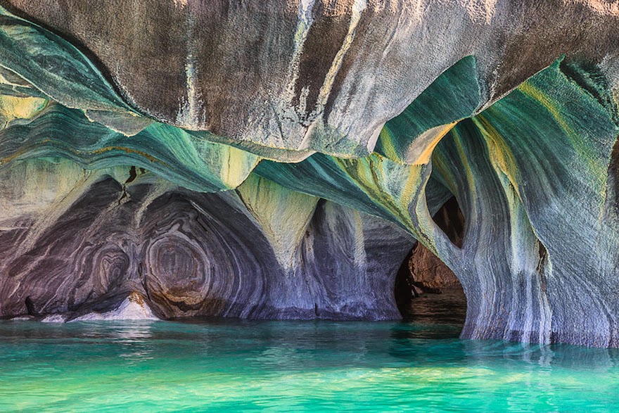 Marble Caves, Chile - 19 Lesser-Known Travel Destinations To Visit Before You Die