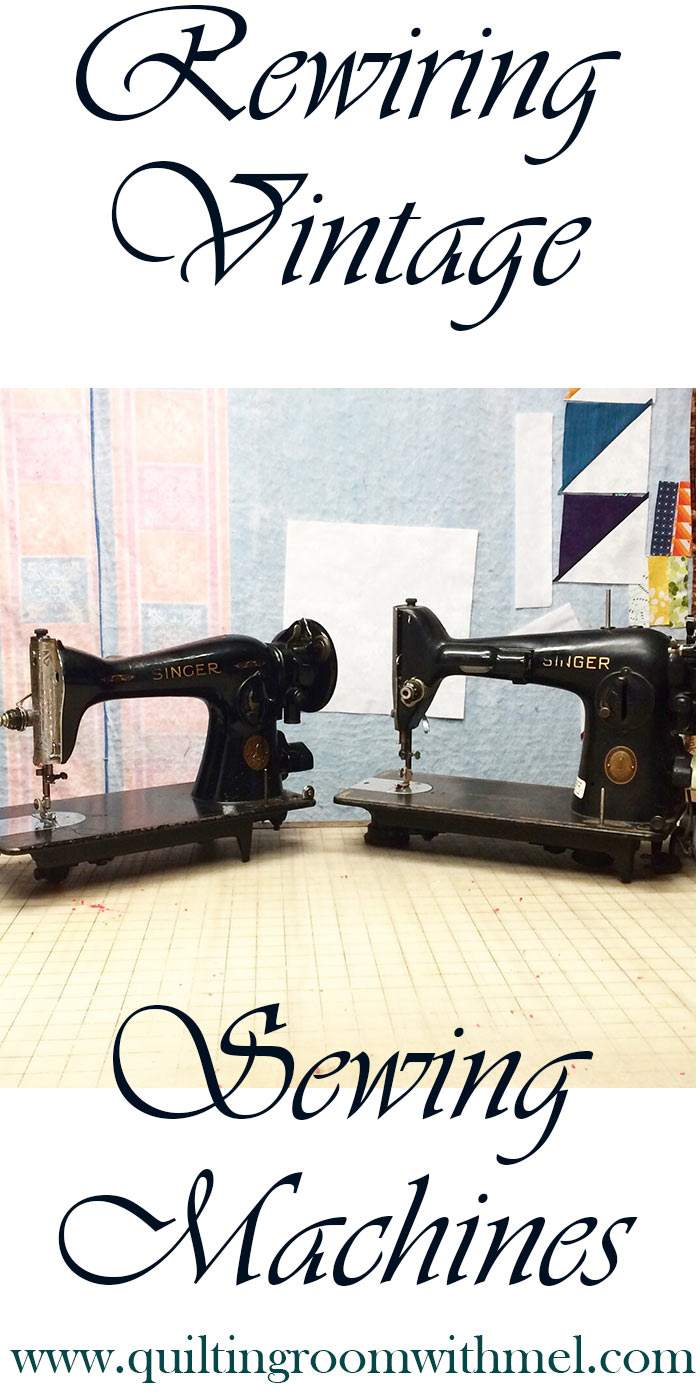 rewiring vintage sewing machines pinterest