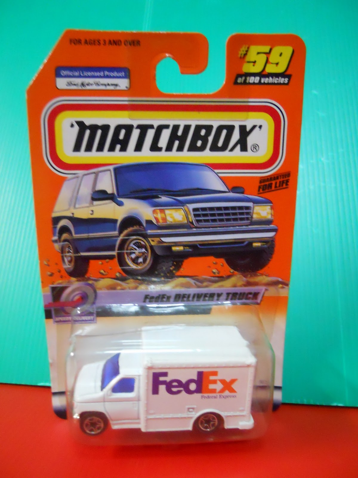 Dexters Diecasts (DexDC) Matchbox 2000 59 FedEx Delivery Truck