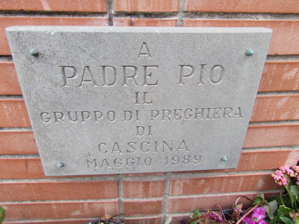 Tabernacoli italiani Cascina. San Pio da Pietrelcina