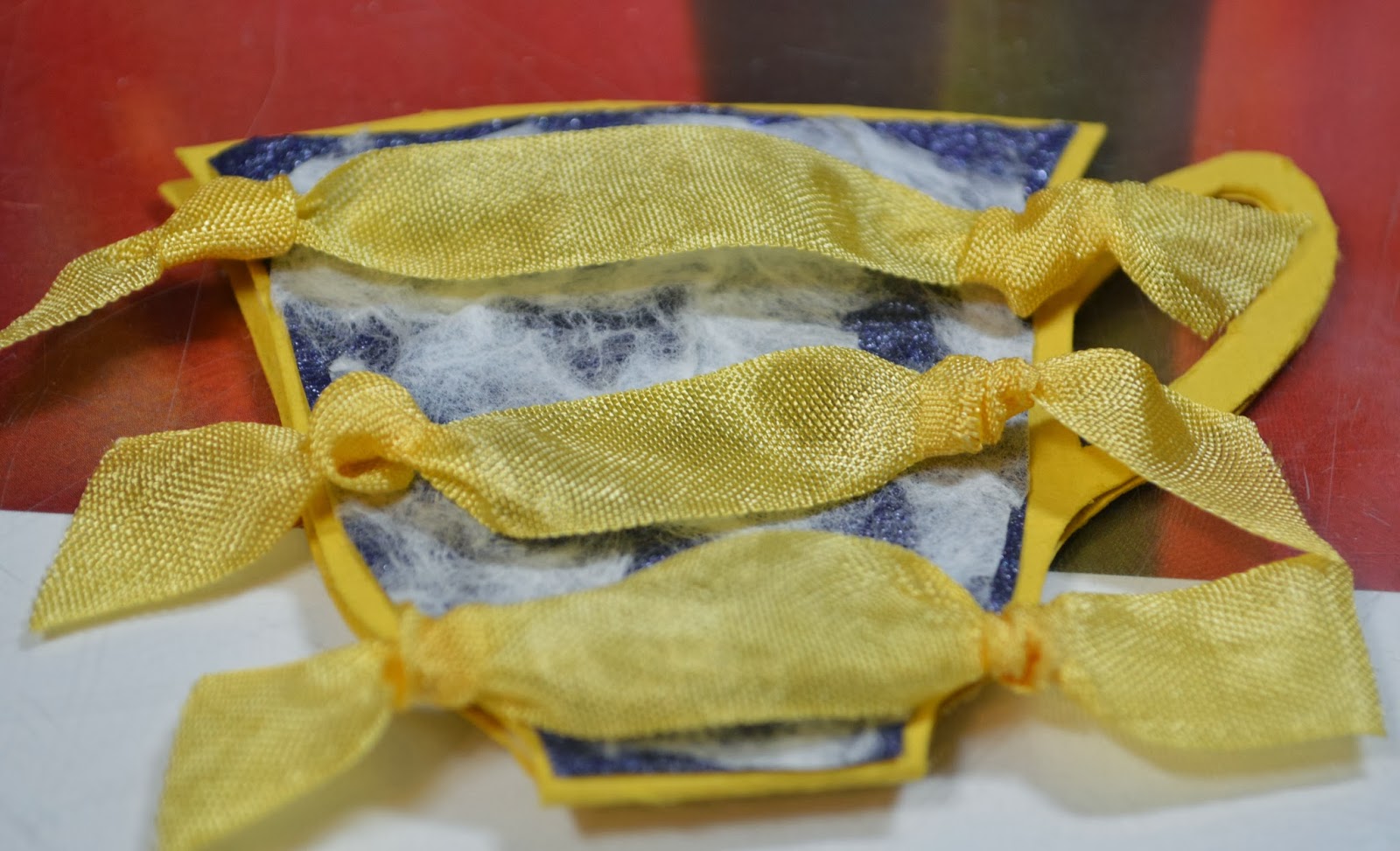 ribbon tied up