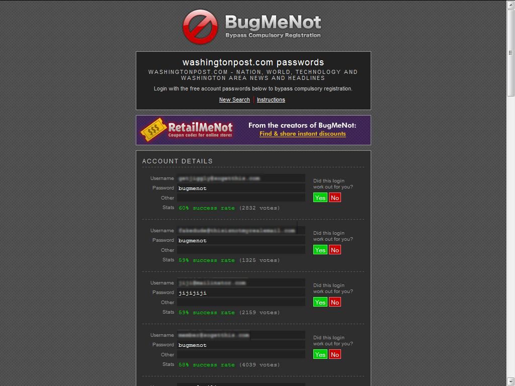 35 Free Facebook Account And Password Bugmenot - free roblox accounts herof...