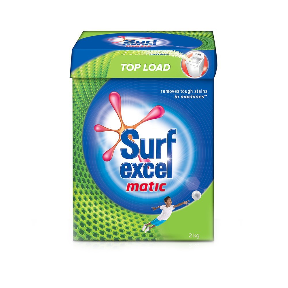 Surf Excel Matic Top Load Detergent Powder 2 kg For Just 335₹