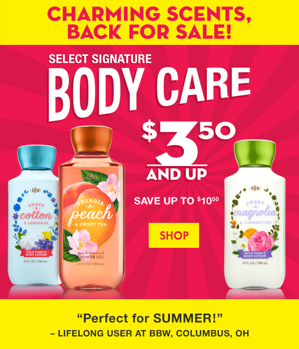 Life Inside the Page Bath & Body Works Today's Email June 16, 2015
