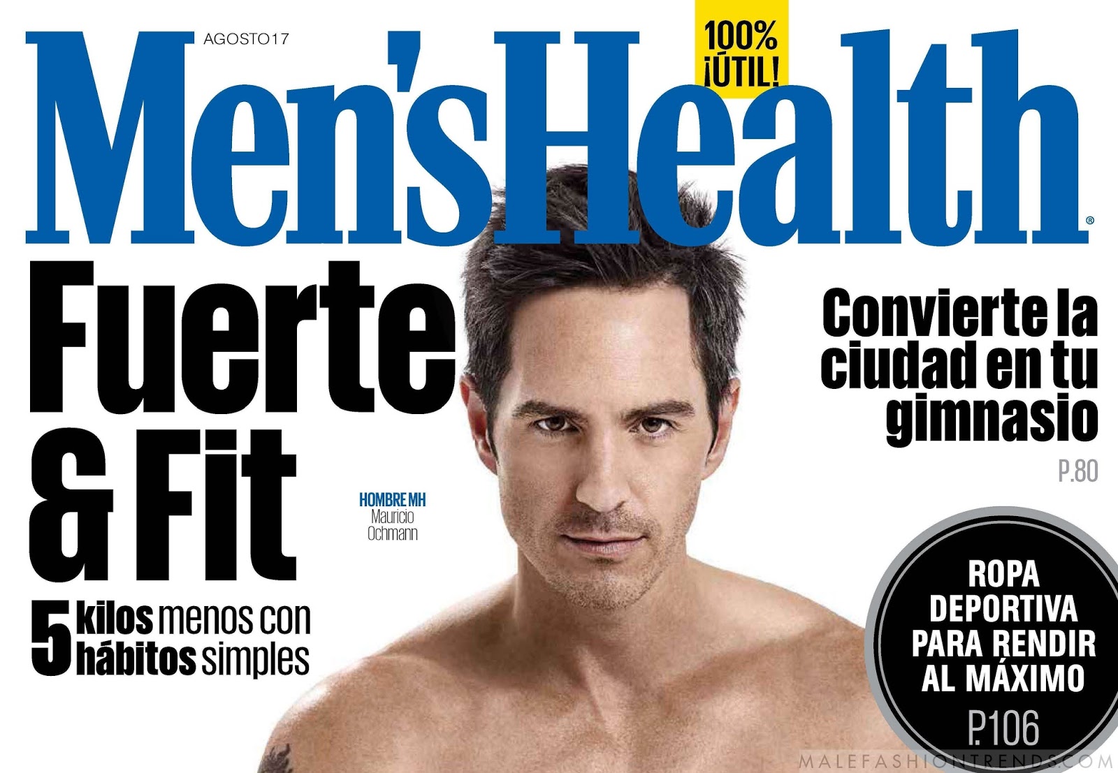 Mauricio Ochmann para Men's Health Mexico por Olga Laris Mauricio Ochmann para Men's Health Mexico por Olga Laris