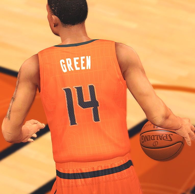 NBA 2K14 Redesigned Phoenix Suns Jersey Mods