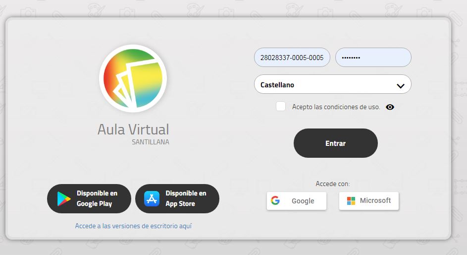 Aula Virtual SANTILLANA (Natural and Social)