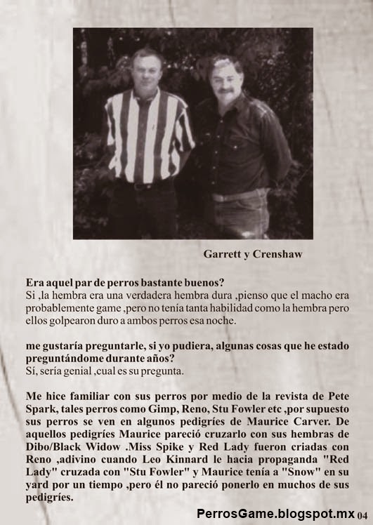 JAMES CRENSHAW PerrosGame