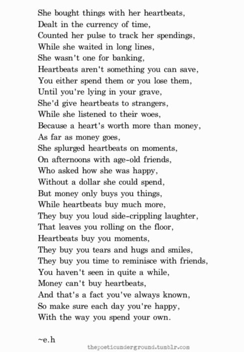 thinking of you short poems