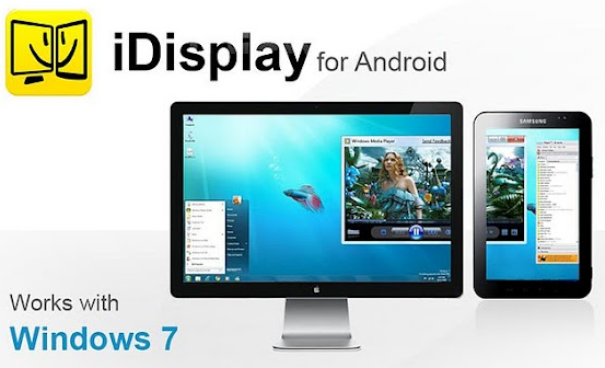 iDisplay:Convierte tu dispositivo Android en el segundo monitor para tu  PC con Windows!