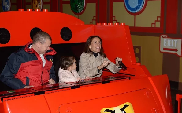 Prince Joachim, Princess Marie and their children Prince Felix, Prince Henrik and Princess Athena visited Legoland amusement park