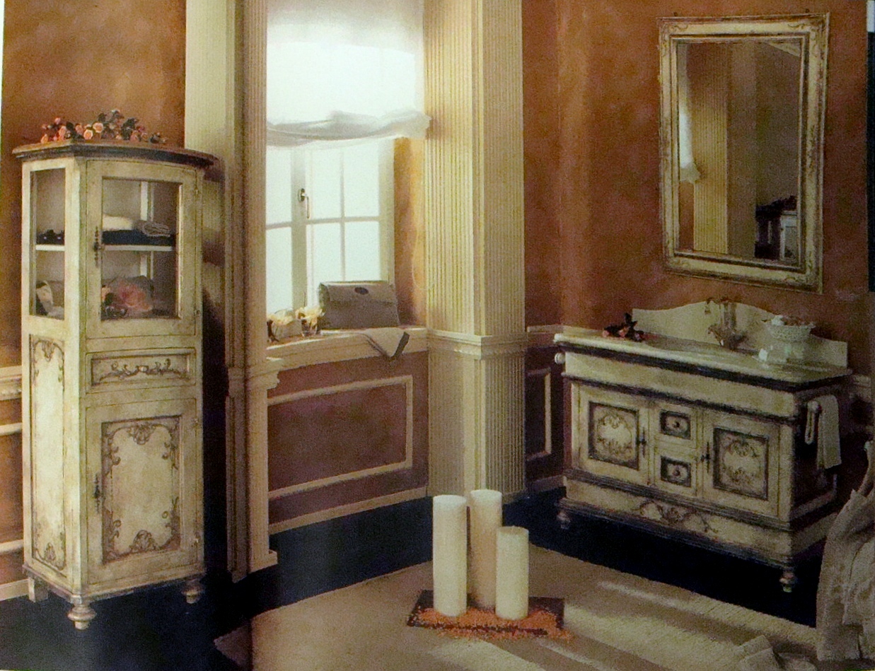 Мебель для ванной под старину
