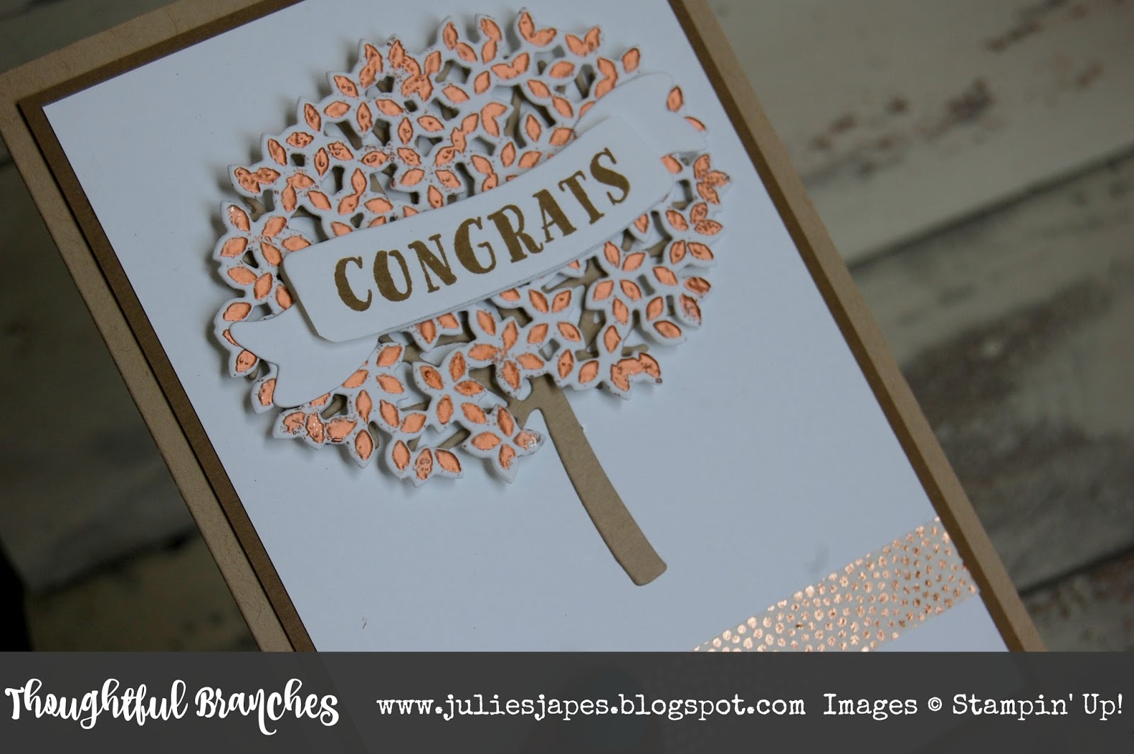 Julie Kettlewell Stampin Up UK Independent Demonstrator Order