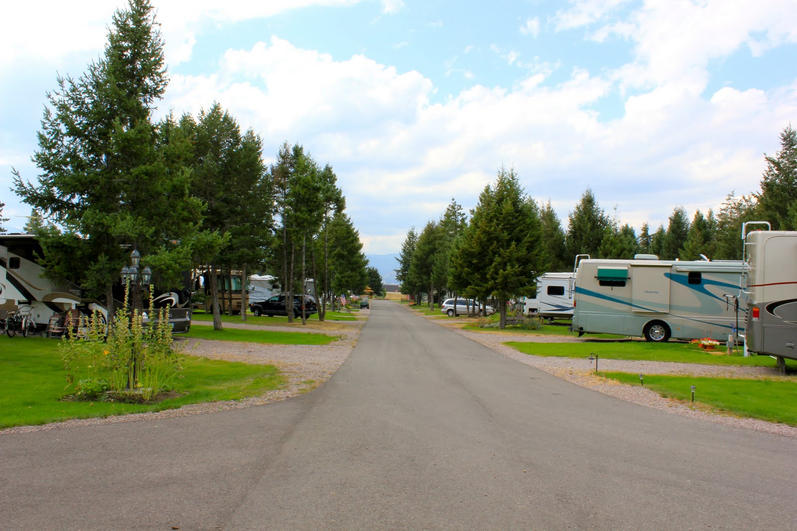 America by RV Jim and Mary's RV Park, Missoula Montana