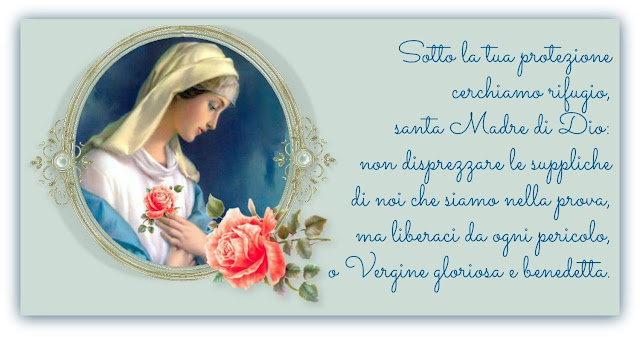 Sotto La Tua Protezione Cerchiamo Rifugio Preghiera