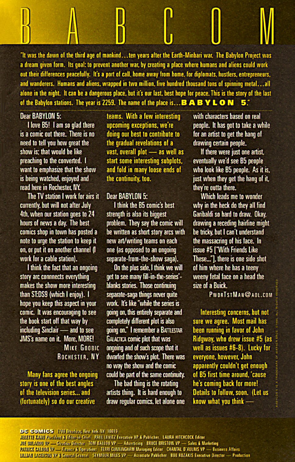 Read online Babylon 5 (1995) comic -  Issue #9 - 27