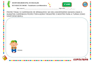 caderno atividades pedagogicas matematica 2 ano