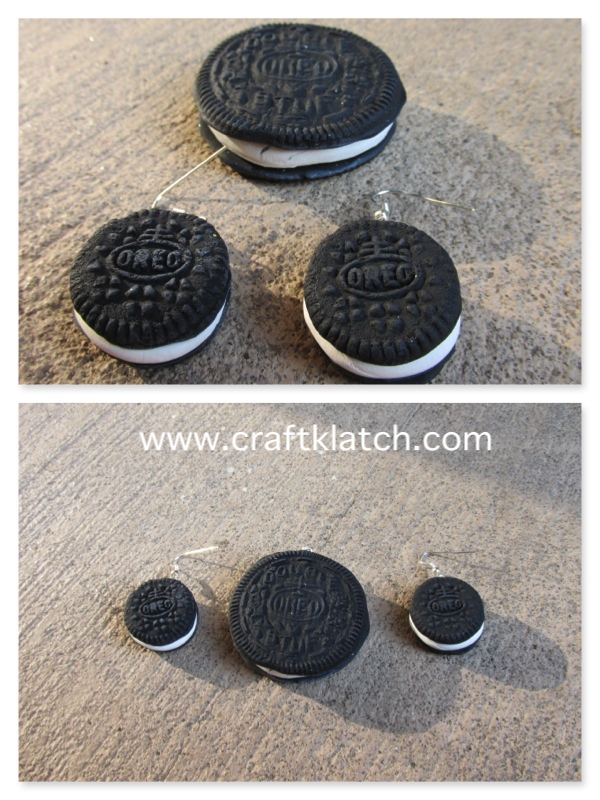 How to Make an Oreo Cookie Necklace and Earrings Craft Tutorial - Craft  Klatch