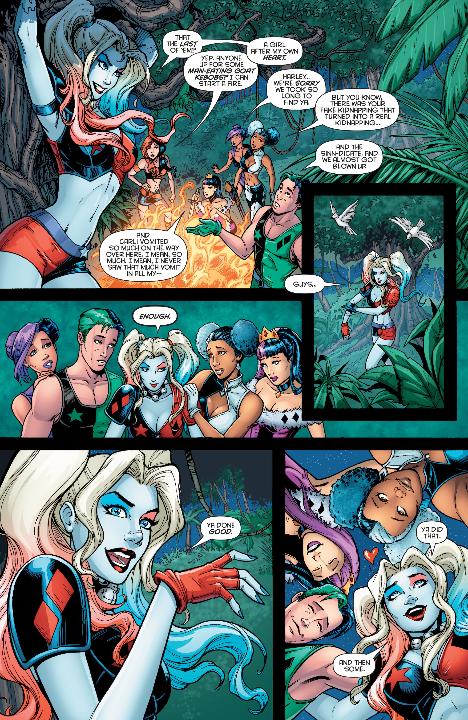 Read online Harley Quinn And Her Gang Of Harleys comic -  Issue #5 - 22