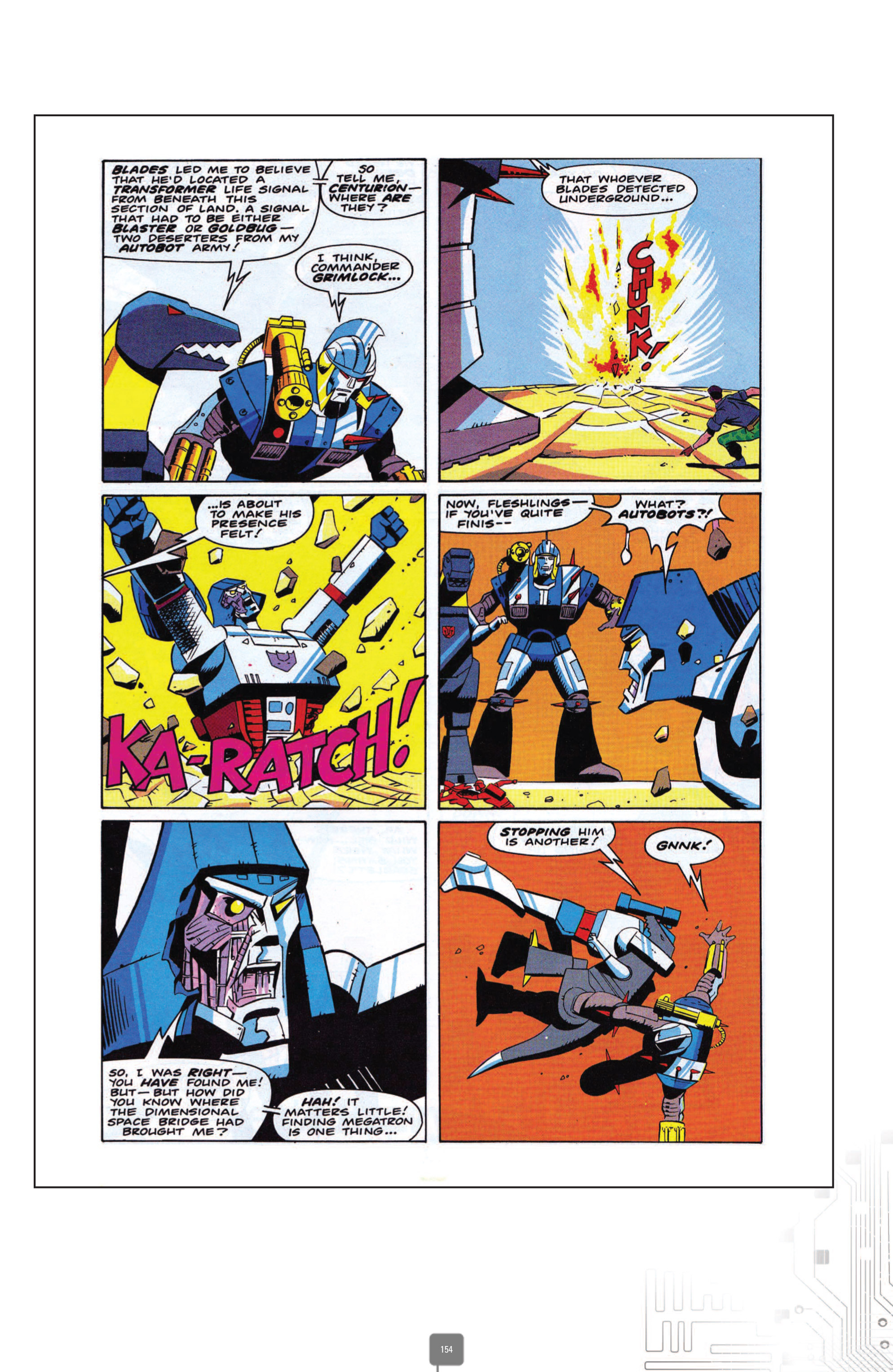 Read online The Transformers Classics UK comic -  Issue # TPB 4 - 154