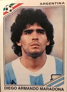 Figurina Maradona Messico 86