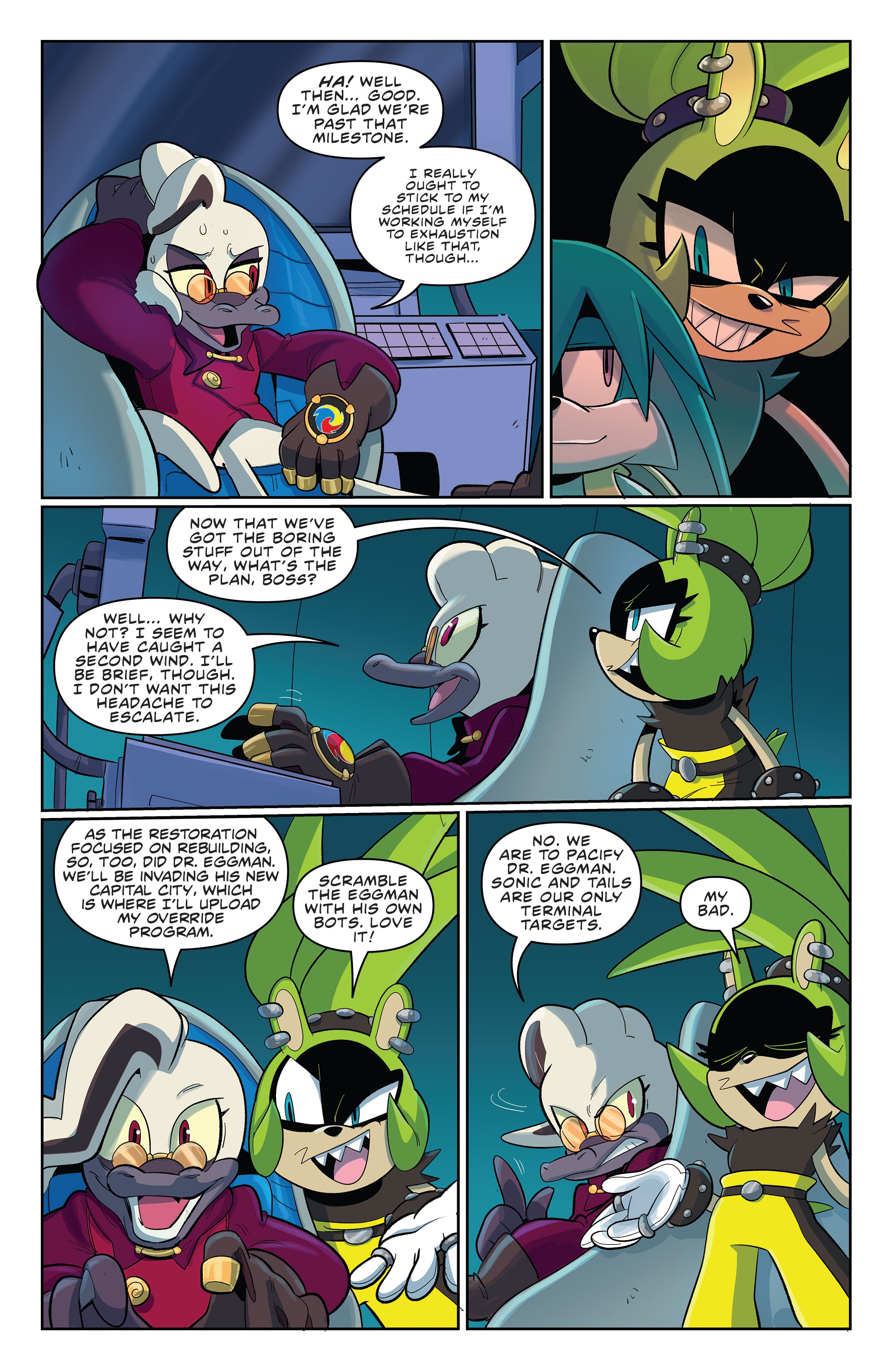 Read online Sonic the Hedgehog: Imposter Syndrome comic -  Issue #3 - 23