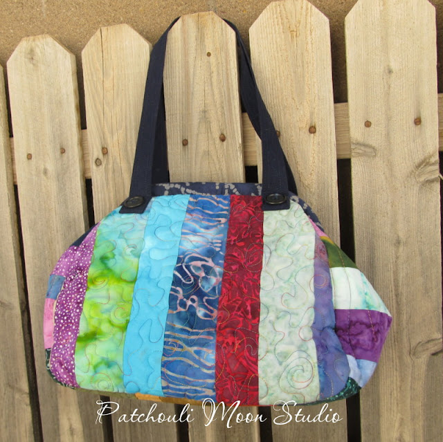 Patchouli Moon Studio~ Batik Scrappy Companion Carpet Bag