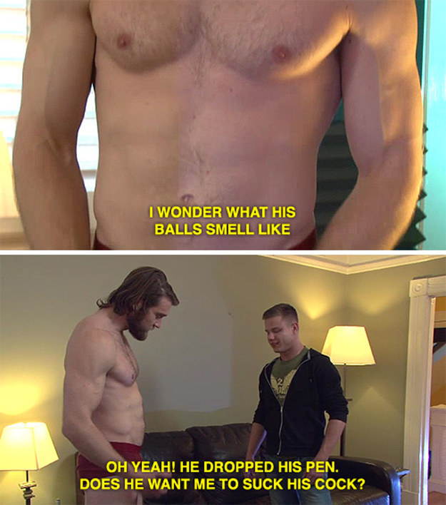 625px x 708px - Welcome to my world.... : 12 Hilariously Ridiculous Gay Porn Moments