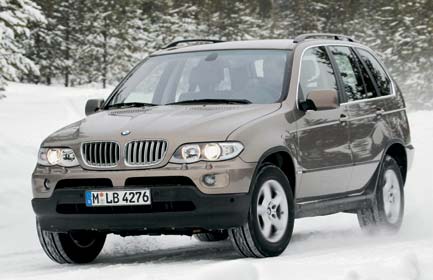 Bmw x5 snow handling #4