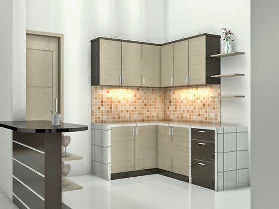 Model Desain Interior Dapur Rumah Minimalis terbaru
