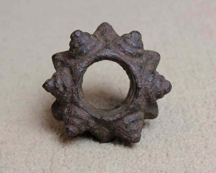 Hands amongst the clouds Iron mace head