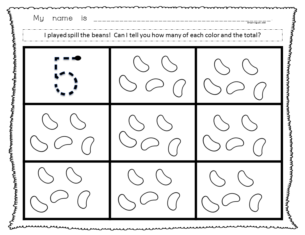 Teach Magically Number Fun with Beans