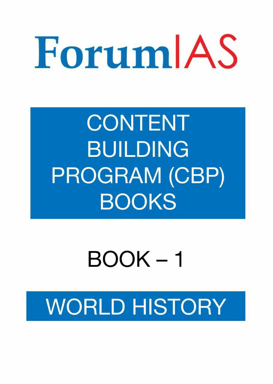 Forum IAS World History PDF Download VISION