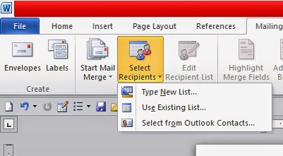 Cara Cara Membuat Mail Merge Di Excel