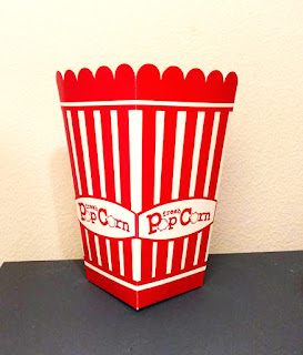 how to decorate a popcorn box