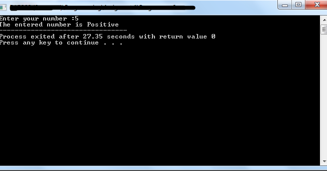 Write a program in C++ to check whether a number is positive, negative ...