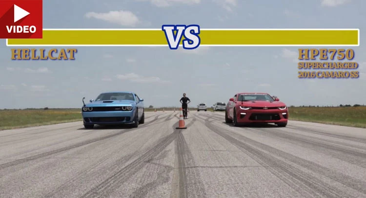 Liệu Hellcat có làm nên chuyện khi đối đầu với Camaro SS được độ động cơ siêu nạp?