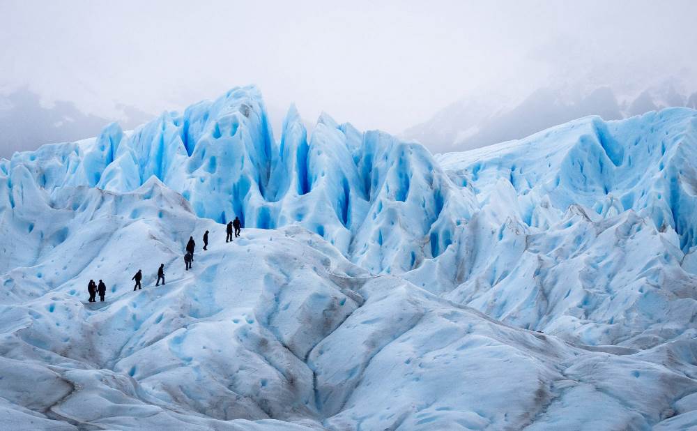 Walking on the Perito Moreno Glacier, Patagonia, Argentina