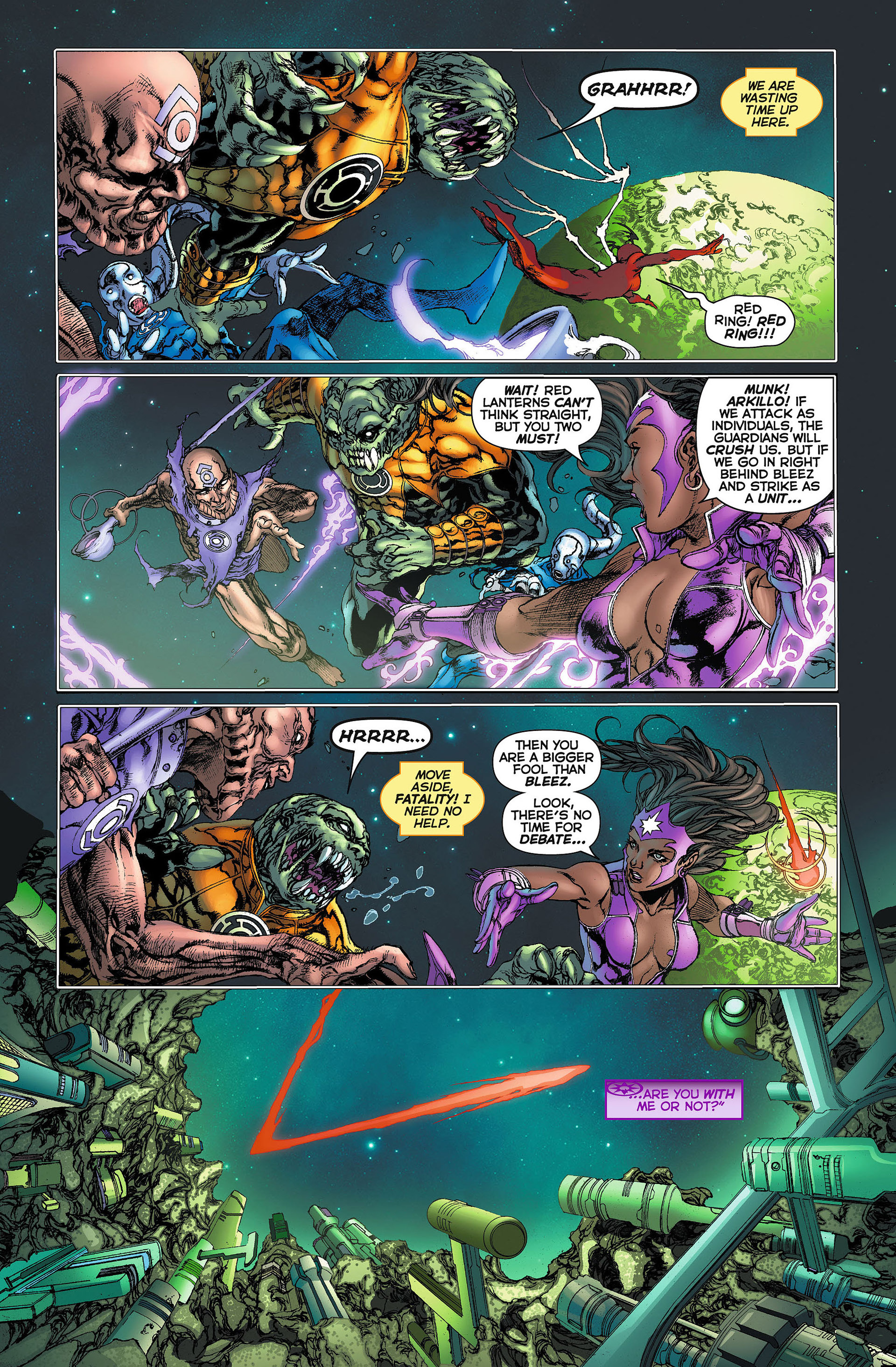 Read online Green Lantern: New Guardians comic -  Issue #3 - 7