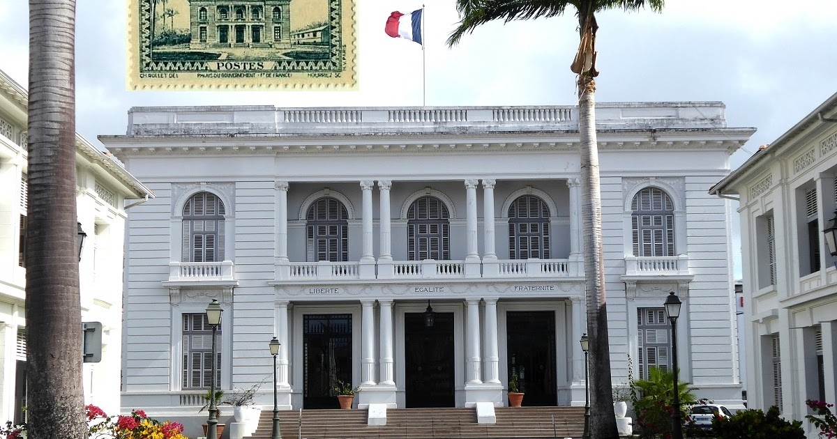 Photoops Philatelic Photograph Prefecture of Martinique Fortde