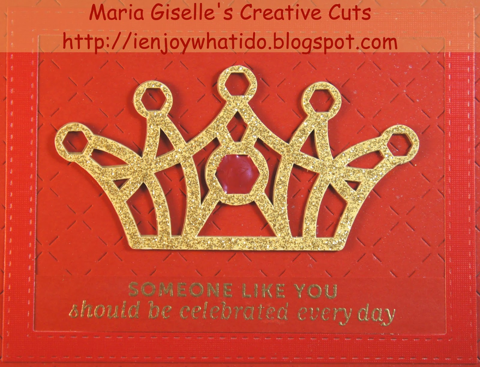 Maria Giselle's Creative Cuts Crown and Card Gift Pair