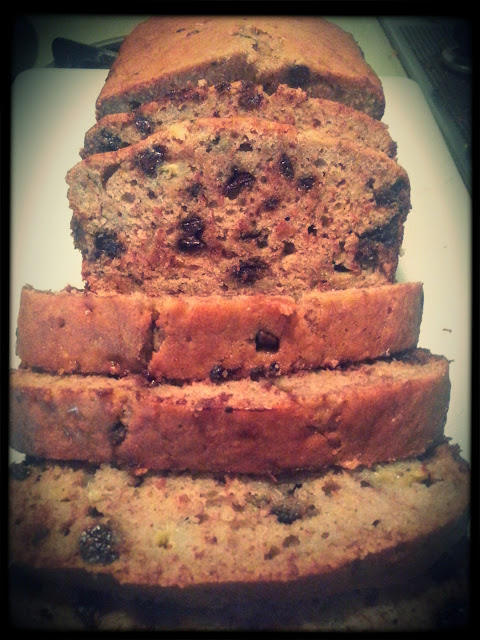 seriously the best chocolate chip banana bread!