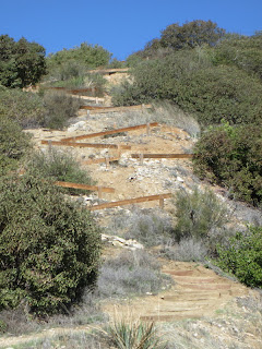 Steps and rails on Vital Link Trail